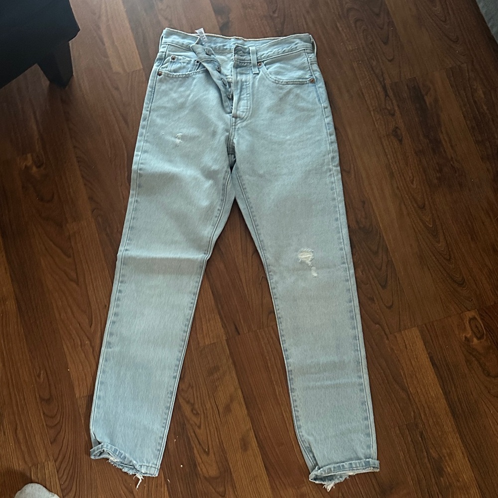 Levi’s 501 Women’s Skinny Vintage Acid Wash Jeans